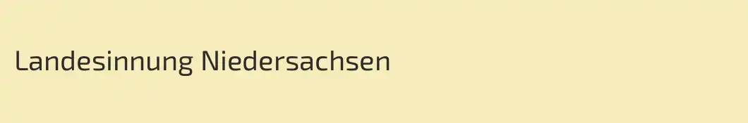 Landesinnung Niedersachsen
